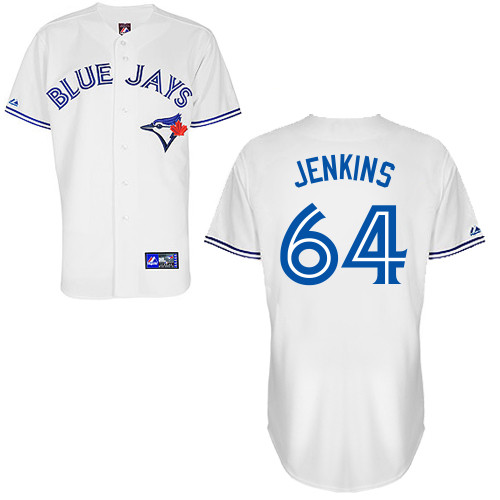 Chad Jenkins #64 Youth Baseball Jersey-Toronto Blue Jays Authentic Home White Cool Base MLB Jersey